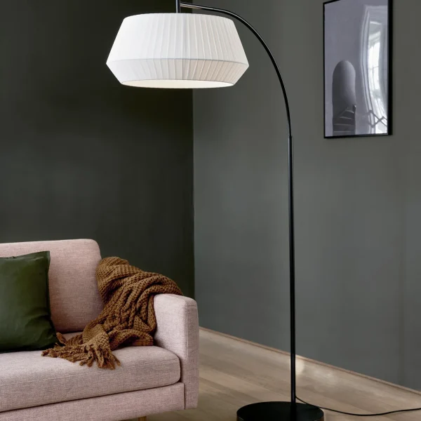 Dicte Floor lamp White